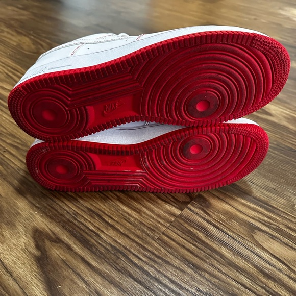 Nike Air Force 1 Low White Red | Men’s 10.5 | Clean 🔥 - Picture 5 of 6